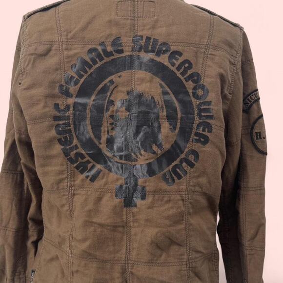 Brown hysteric glamour military jacket - Picture 4 of 6